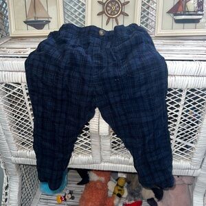 Plaid lined corduroy H&M 18 month baby pants